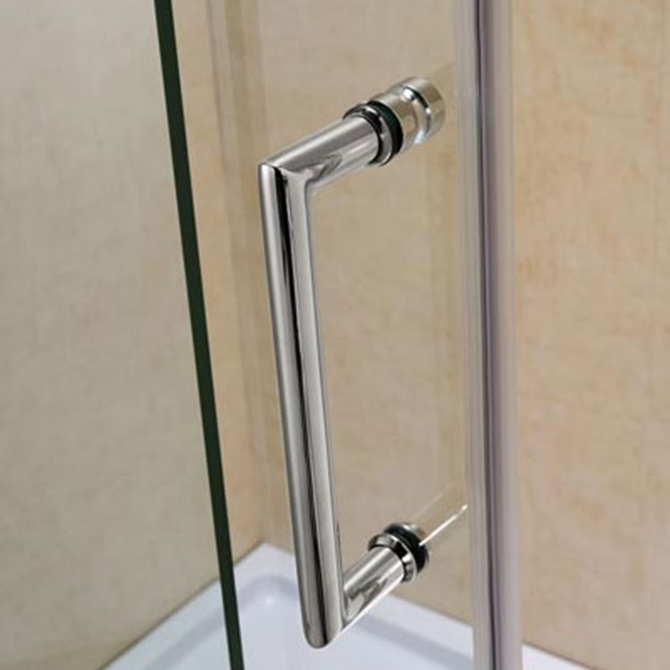 How to replace handle on glass shower door