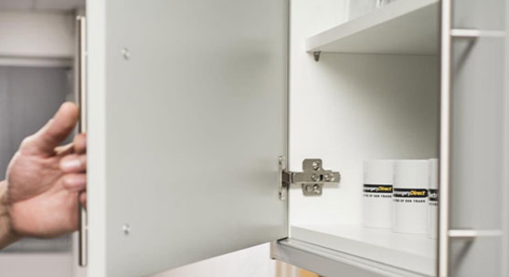 What is a soft close cabinet hinge?